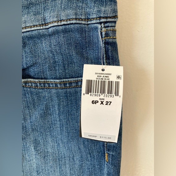 NWT RALPH LAUREN WOMEN MID-RISE STRAIGHT JEANS PETITE SIZE 4P 6P 8P - Picture 5 of 7